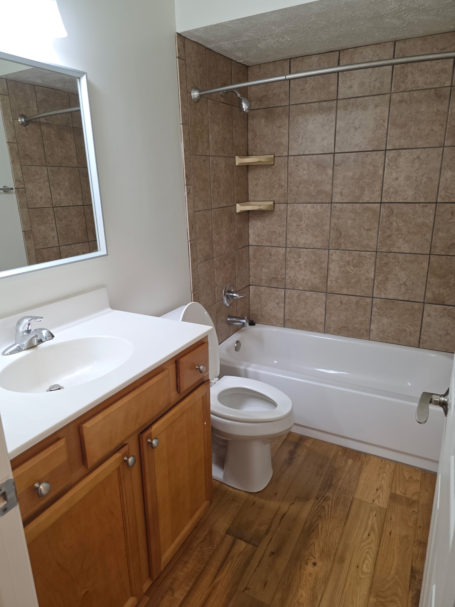 shiny clean bathroom