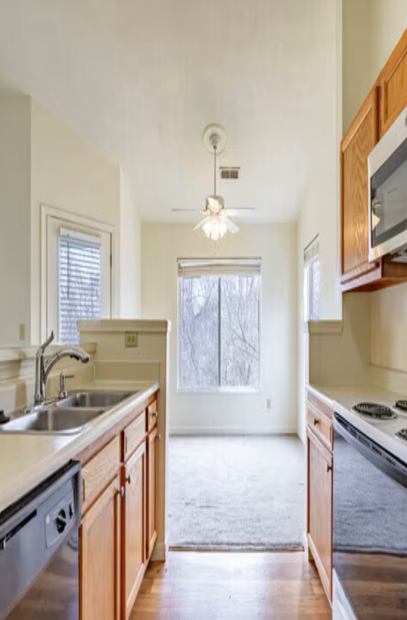 sparkling clean kitchen